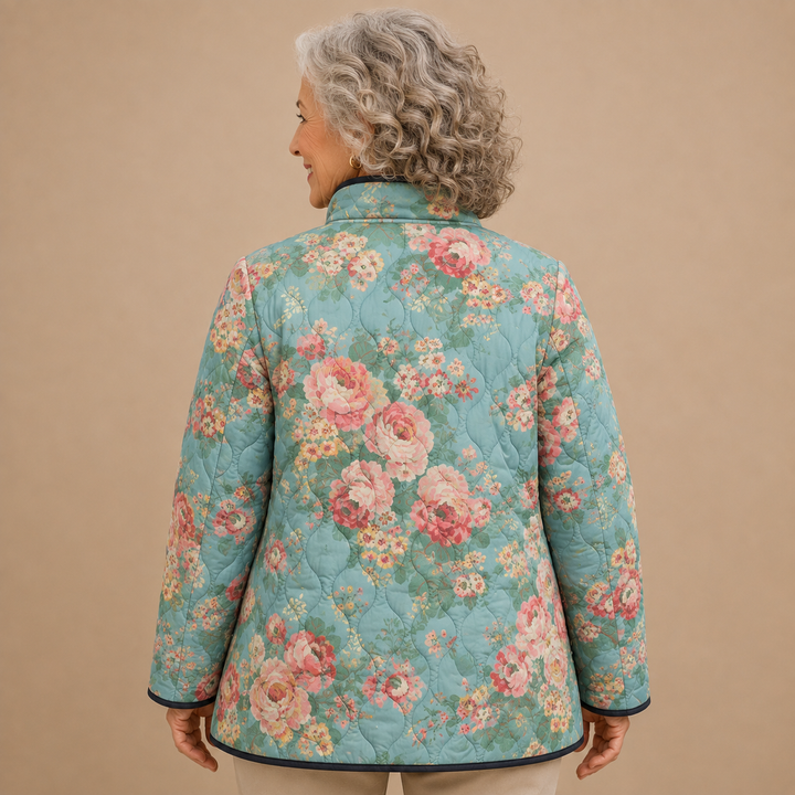 Seraphina™ | Vintage Rose Quilted Jacket