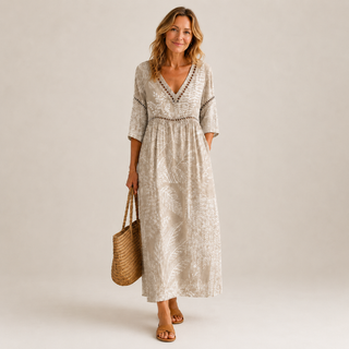 Eirlys™ | Desert Bloom Maxi Dress