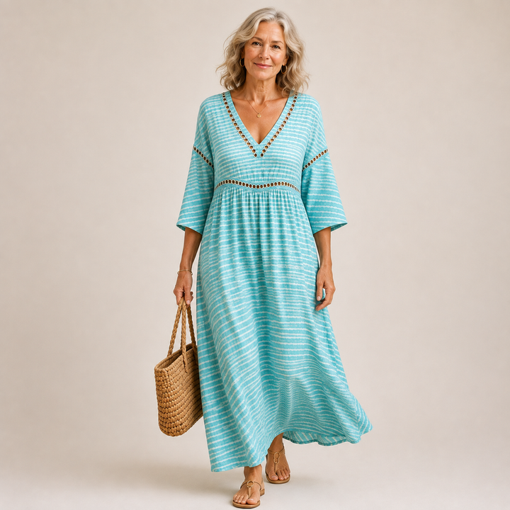 Elspeth™ | Ocean Breeze Maxi Dress