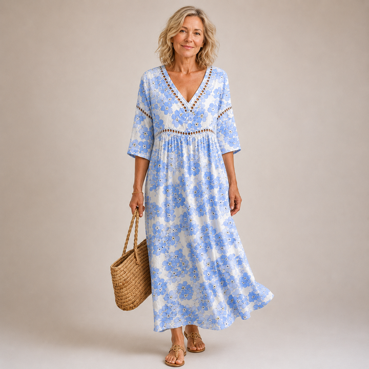 Maris™ | Bluebell Blossom Maxi Dress