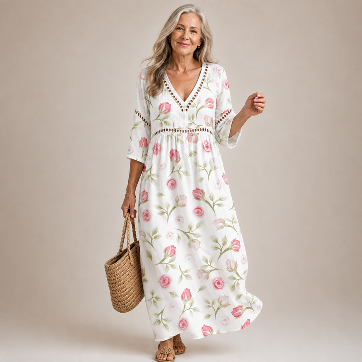 Rosaline™ | Rose Garden Maxi Dress