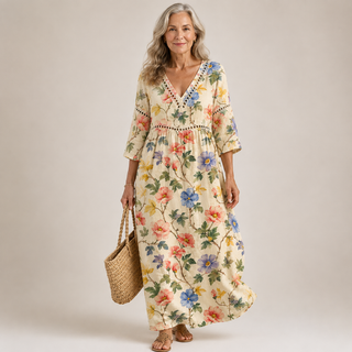Carys™ | Cottage Garden Maxi Dress