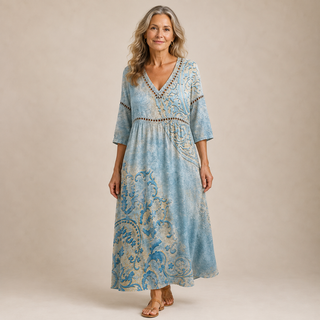 Eira™ | Ocean Mist Maxi Dress