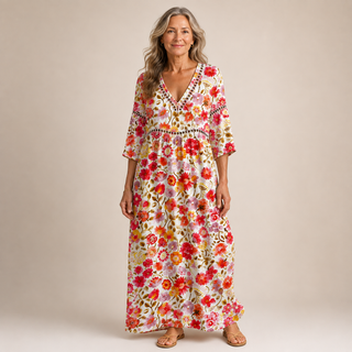 Aurelia™ | Wildflower Bloom Maxi Dress