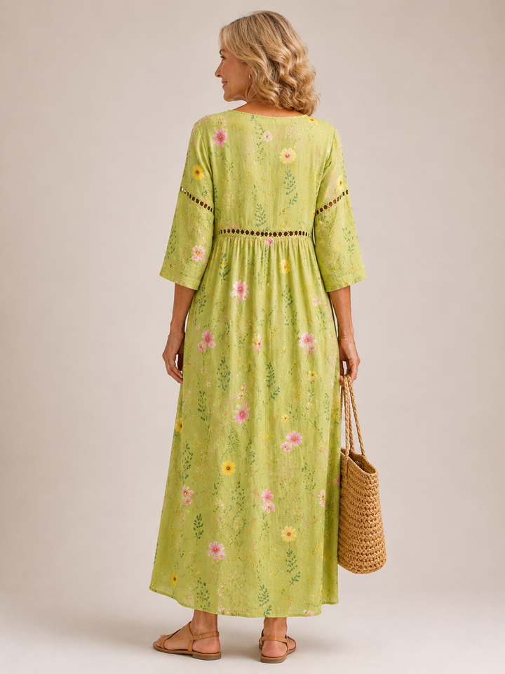 Linnea™ | Meadow Breeze Maxi Dress