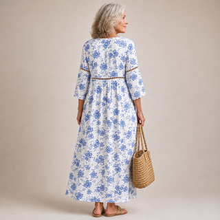 Seren™ | Blue Blossom Maxi Dress