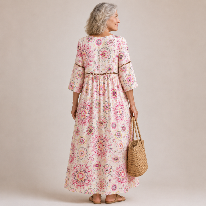 Fenella™ | Blooming Meadow Maxi Dress