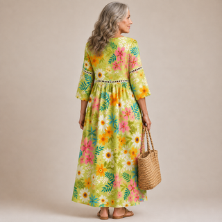 Celandine™ | Sunshine Meadow Maxi Dress