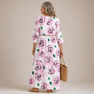 Rosalie™ | Blush Rose Maxi Dress