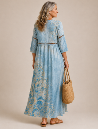 Eira™ | Ocean Mist Maxi Dress