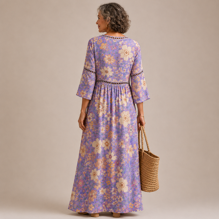 Tamsin™ | Lavender Blossom Maxi Dress
