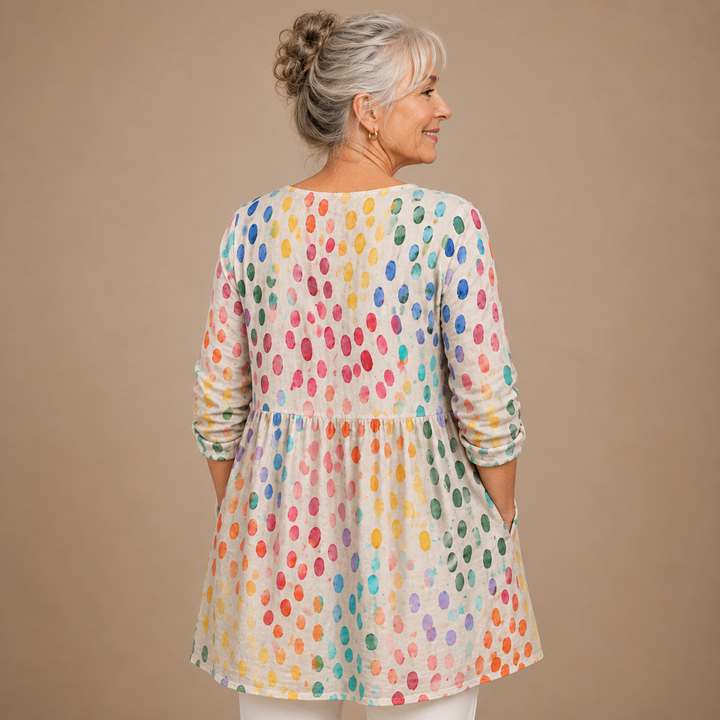 Princess™ | Confetti Dot V-Neck Shirt
