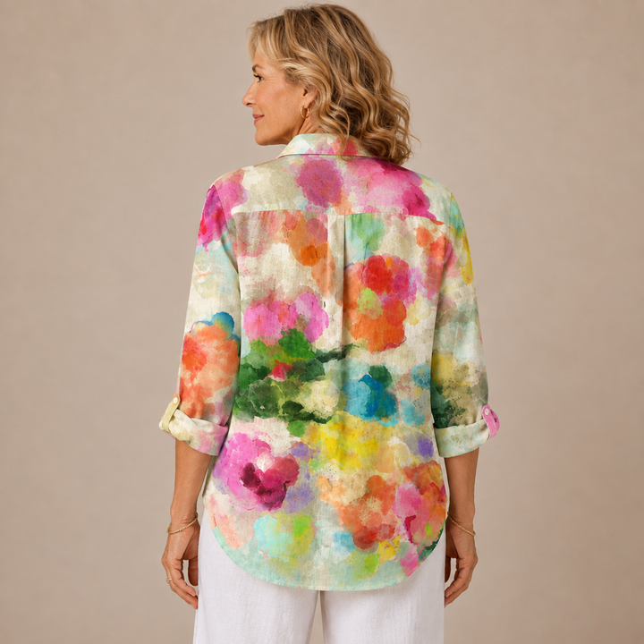 Maren™ | Watercolour Garden Blouse