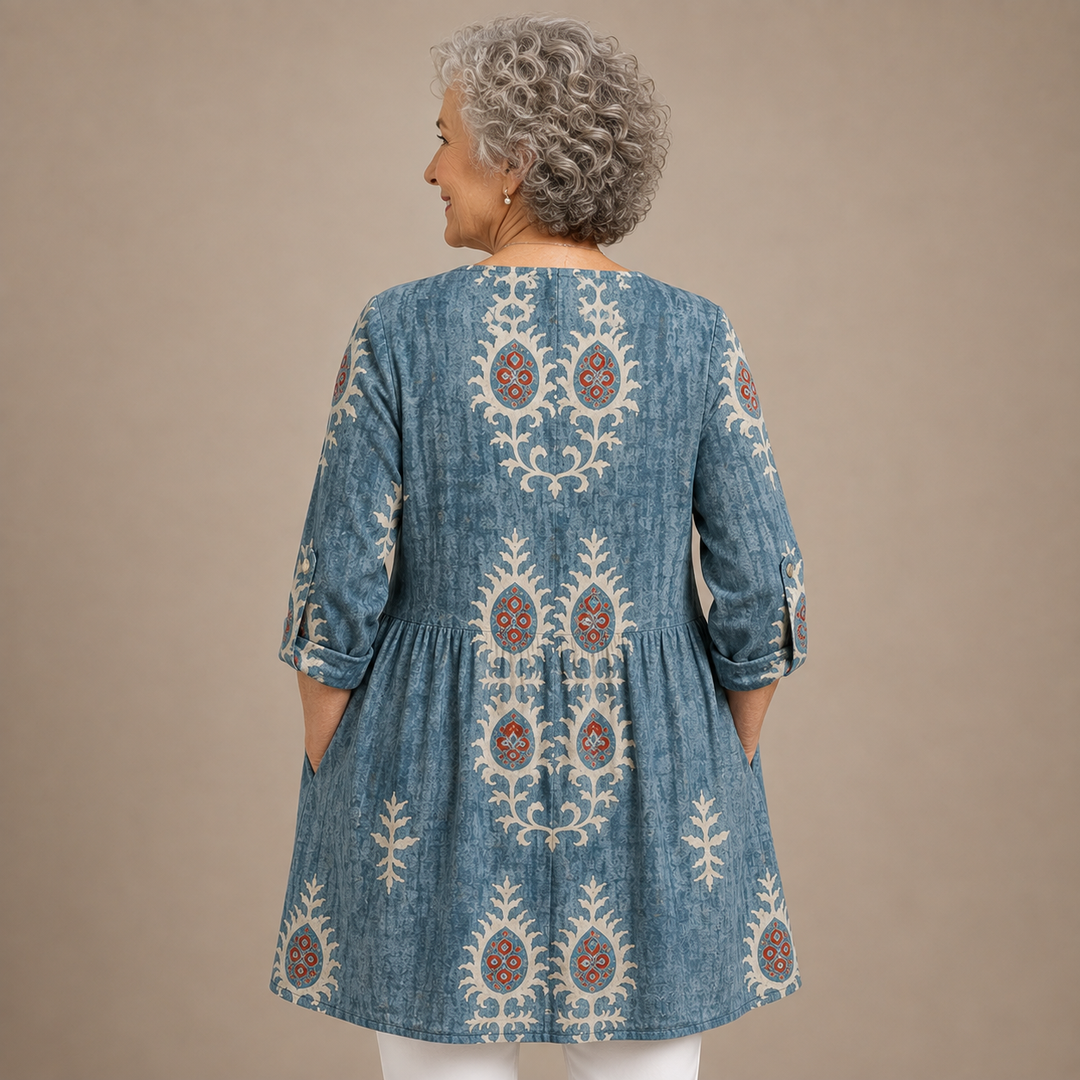 Sage™ | Heritage Meadow V-Neck Shirt