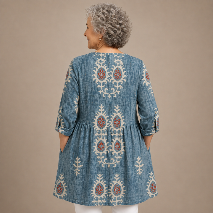 Sage™ | Heritage Meadow V-Neck Shirt