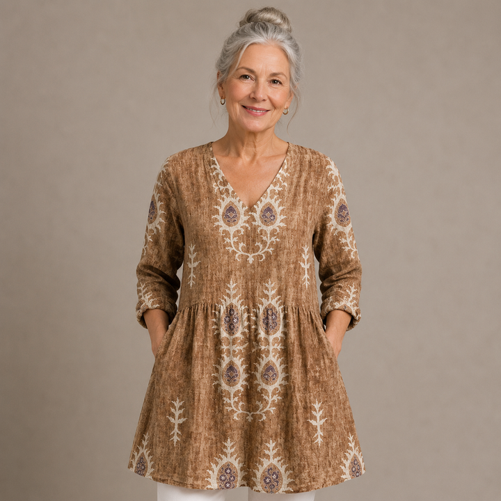 Sage™ | Heritage Meadow V-Neck Shirt