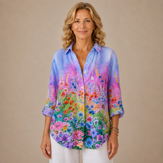 Solène™ | Wildflower Breeze Blouse