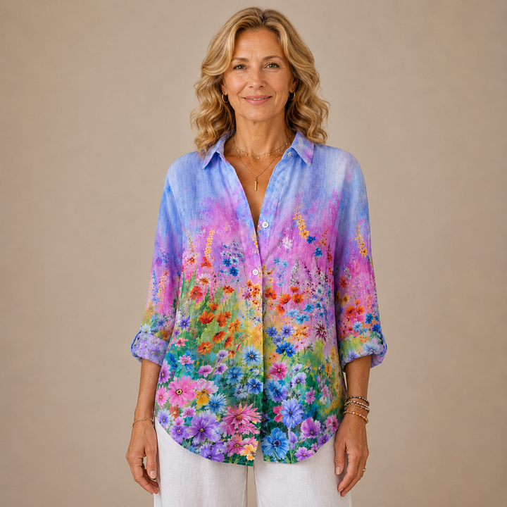Solène™ | Wildflower Breeze Blouse
