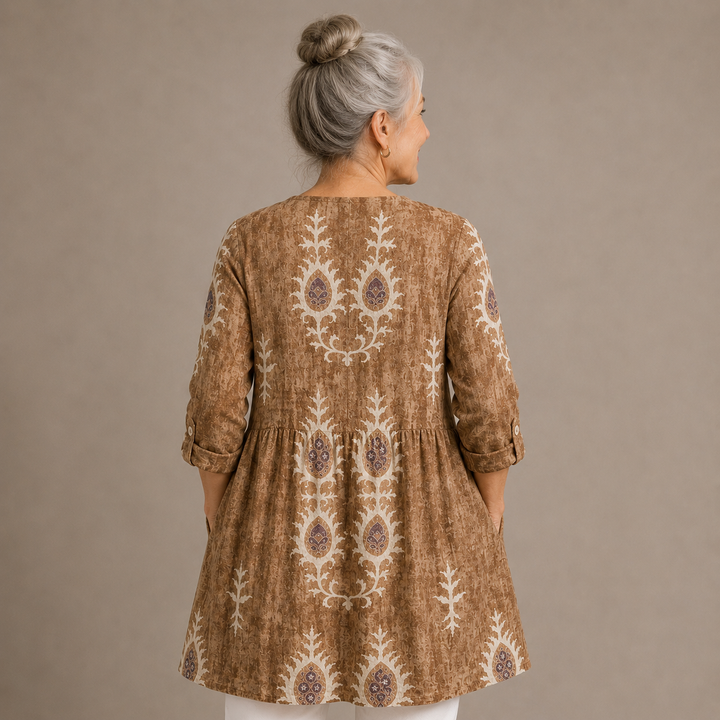 Sage™ | Heritage Meadow V-Neck Shirt