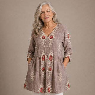 Sage™ | Heritage Meadow V-Neck Shirt