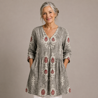 Sage™ | Heritage Meadow V-Neck Shirt