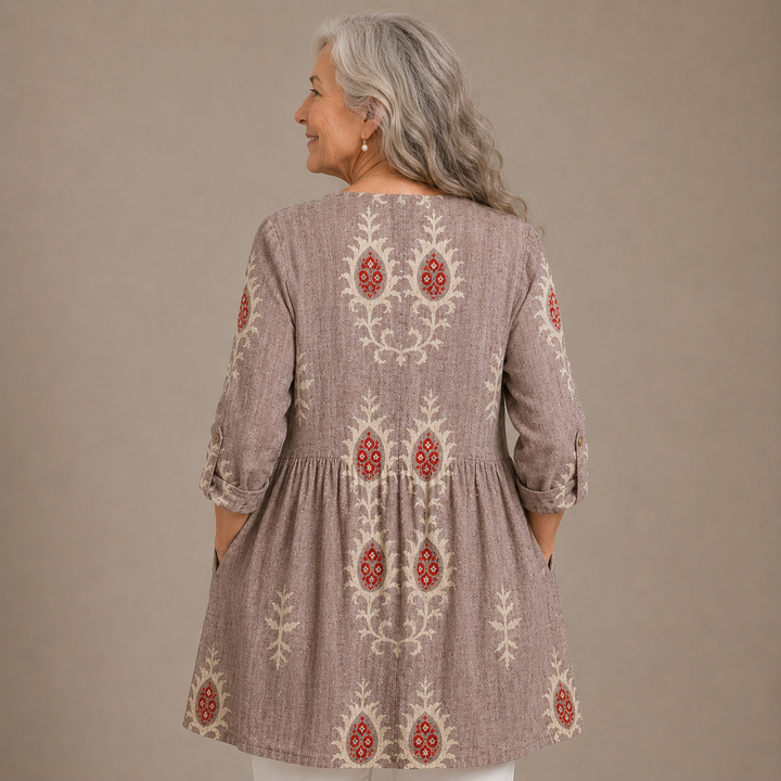 Sage™ | Heritage Meadow V-Neck Shirt