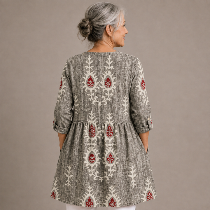 Sage™ | Heritage Meadow V-Neck Shirt