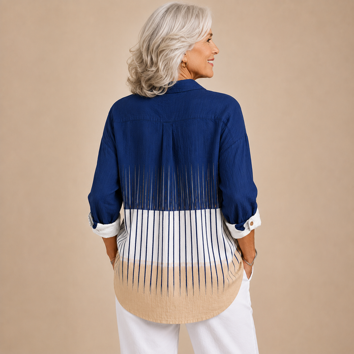 Maëlle™ | Coastal Horizon Blouse