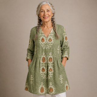 Sage™ | Heritage Meadow V-Neck Shirt