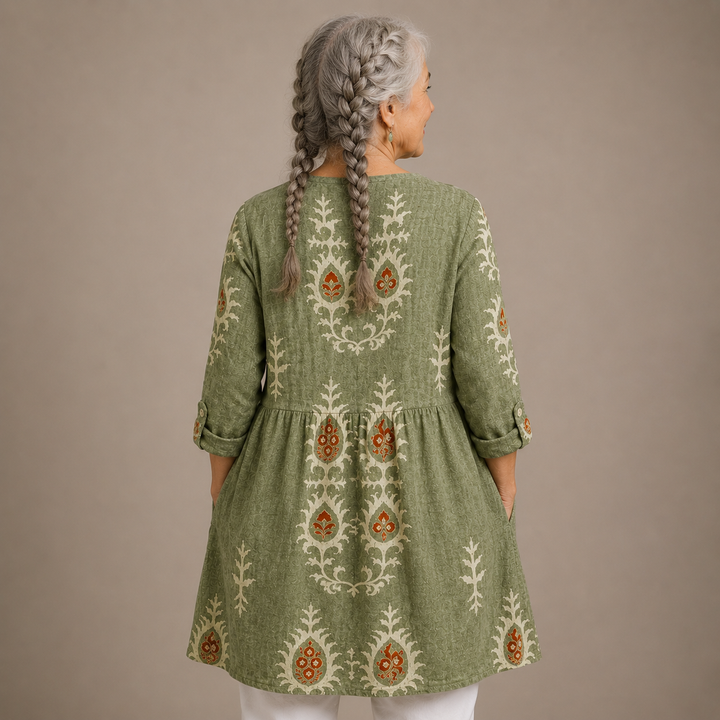 Sage™ | Heritage Meadow V-Neck Shirt