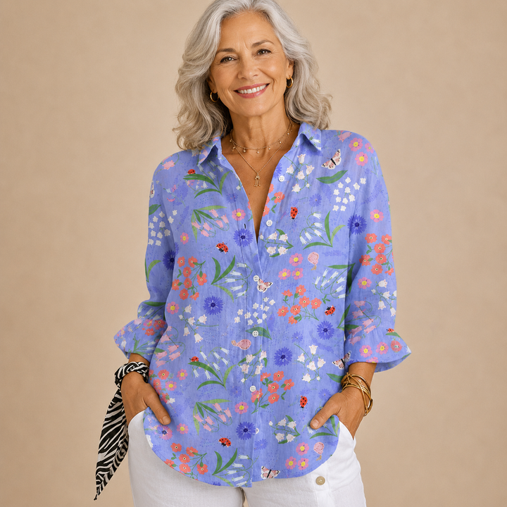 Coralie™ | Meadow Whisper Blouse