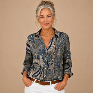 Mireille™ | Heritage Paisley Blouse