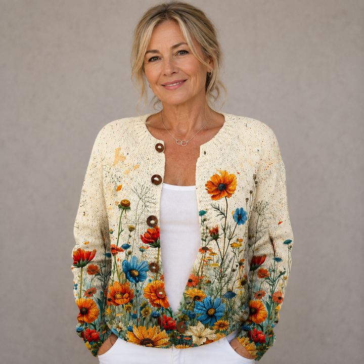 Meadow™ | Wildflower Bloom Knitted Cardigan