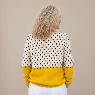 Piper™ | Sunny Polka Knitted Cardigan