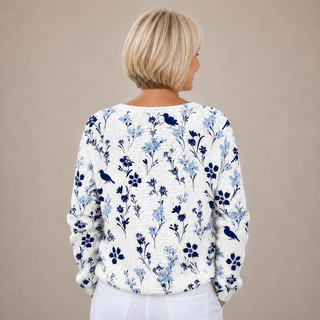 Bluebird™ | Botanical Song Knitted Cardigan