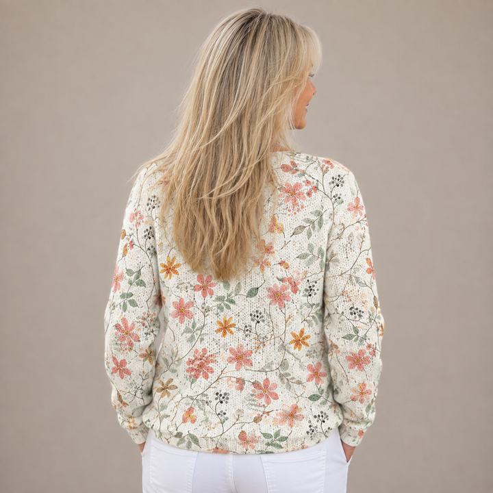 Flora™ | Wildflower Whisper Knitted Cardigan