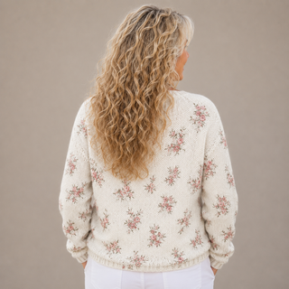 Rosalie™ | Blush Rose Knitted Cardigan