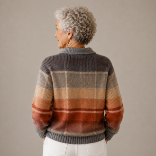 Edith | Autumn Ombre Plaid Cardigan