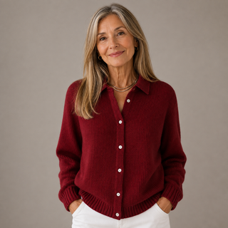 Rosalie™ | Textured Knit Button Cardigan
