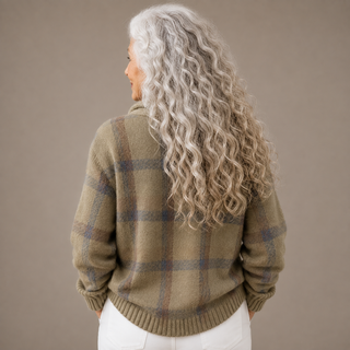 Pamela™ | Soft Brushed Plaid Cardigan