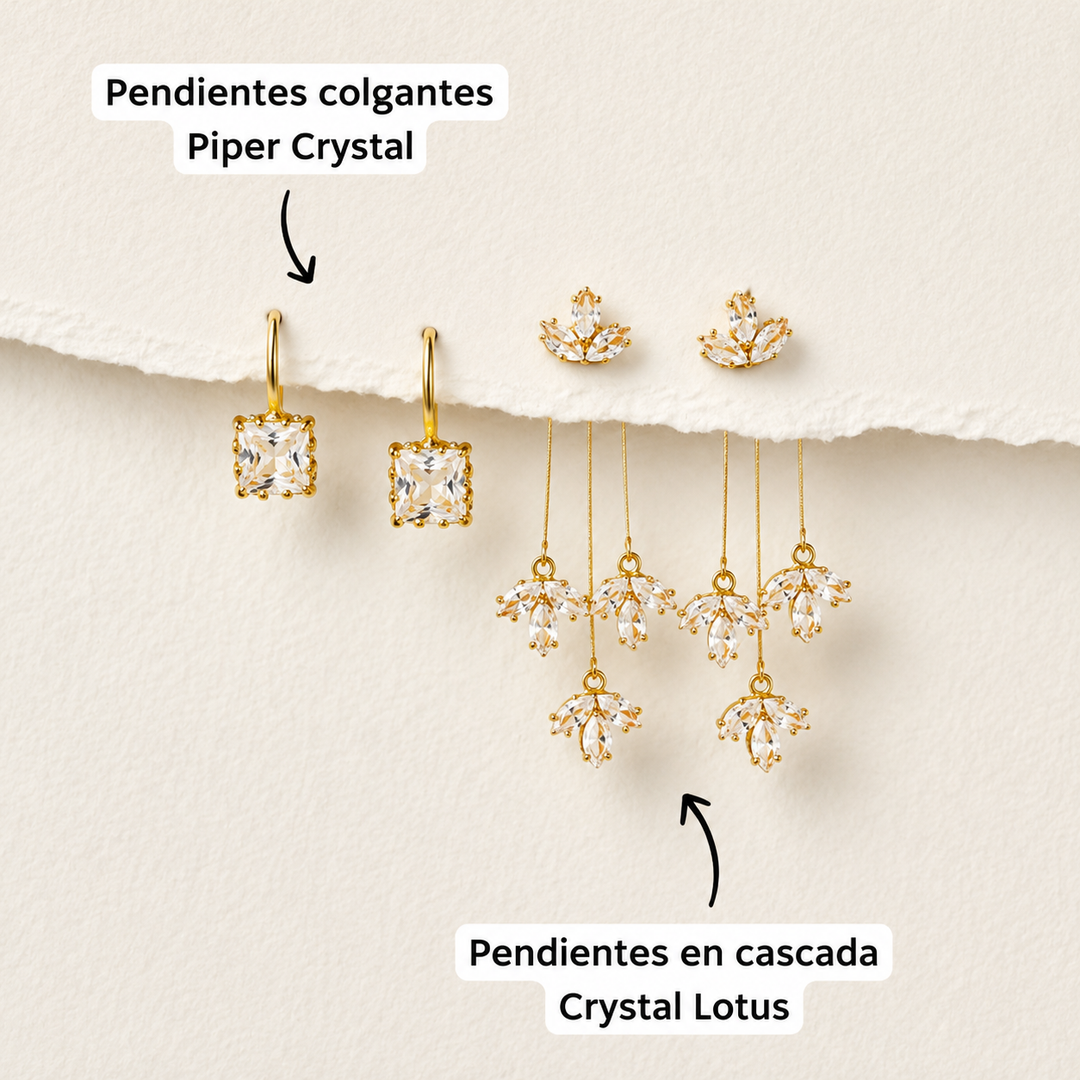 Eulalia | Pendientes Hojas en Cascada