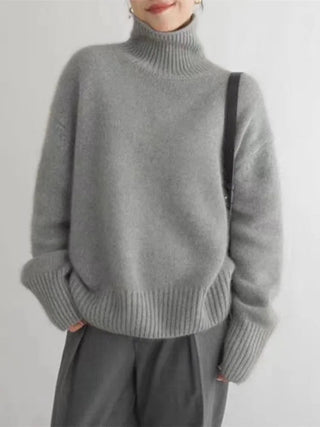 Margot™ | Oatmeal Luxe Turtleneck Sweater