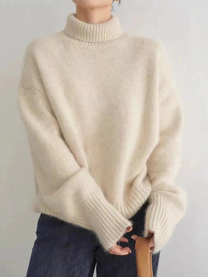 Margot™ | Oatmeal Luxe Turtleneck Sweater