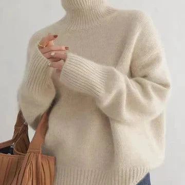 Margot™ | Oatmeal Luxe Turtleneck Sweater