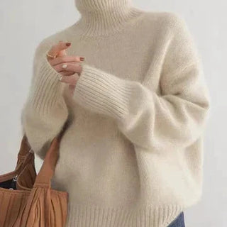 Margot™ | Oatmeal Luxe Turtleneck Sweater