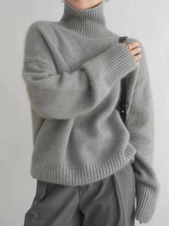 Margot™ | Oatmeal Luxe Turtleneck Sweater
