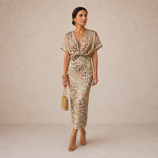 Lavinia™ | Twist Elegance Maxi Dress