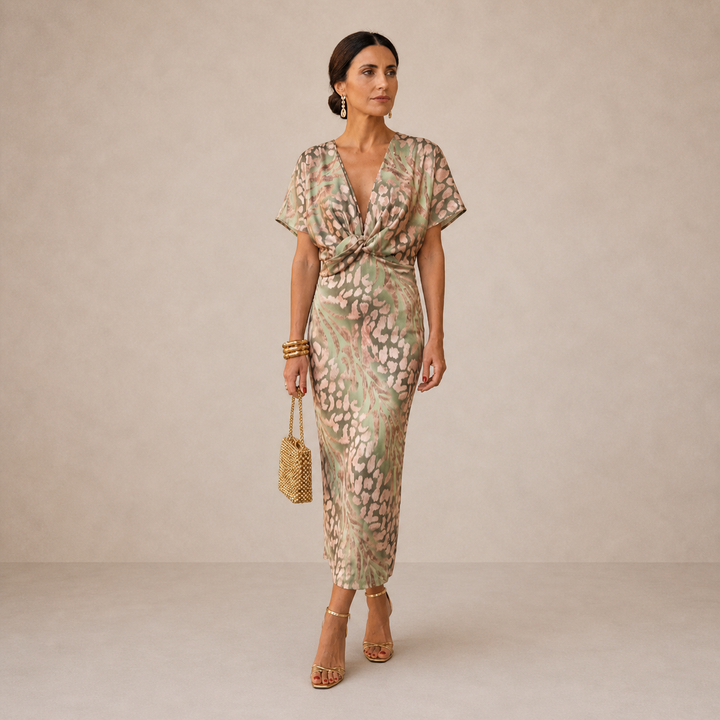 Lavinia™ | Twist Elegance Maxi Dress