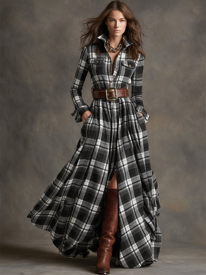 Mireline | Classic Button-Up Shirt Dress
