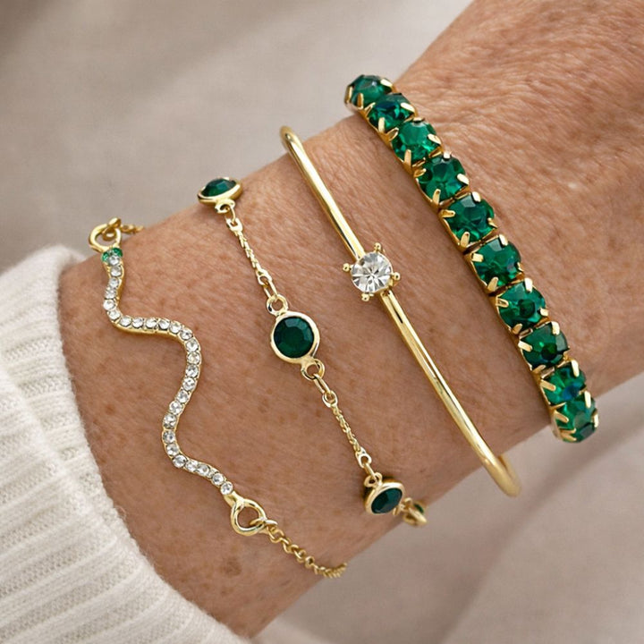 Marisol | Pulsera Esmeraldas Eternas